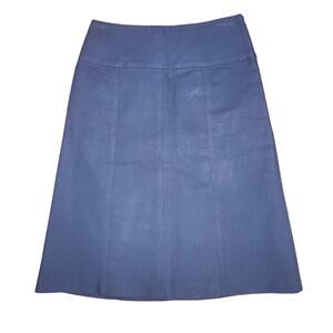 Ralph Lauren Black Label Navy Blue Knee Length Skirt, Size 2